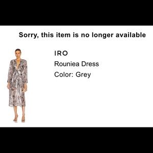 IRO Grey Dress Size 4